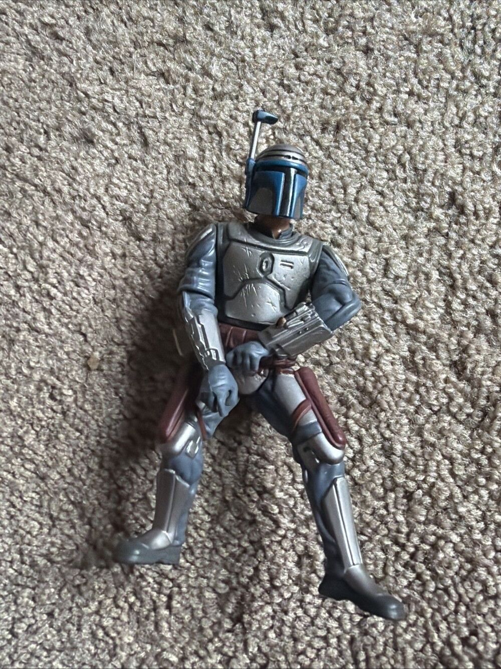JANGO FETT STAR WARS 4” ACTION FIGURE VNTG (2001) KENNER TOY (PRE-OWNED)